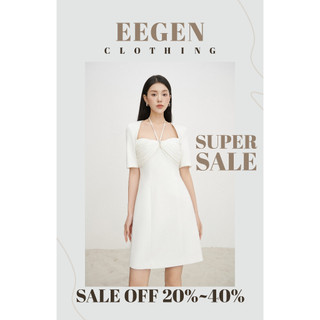Váy đầm nữ cúp ngực dài tay eegen clothing nữ tính thanh lịch cara dress