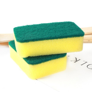 Combo 10 miếng bọt biển rửa chén vàng xanh