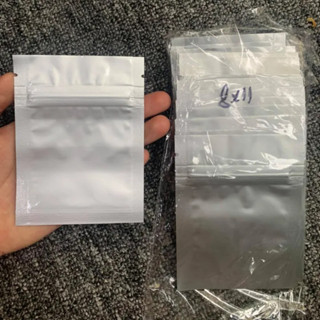  Túi zip mini ép nhiệt 2 mặt bạc đáy liền 8cm x 11cm loại size nhỏ dày bền đẹp 