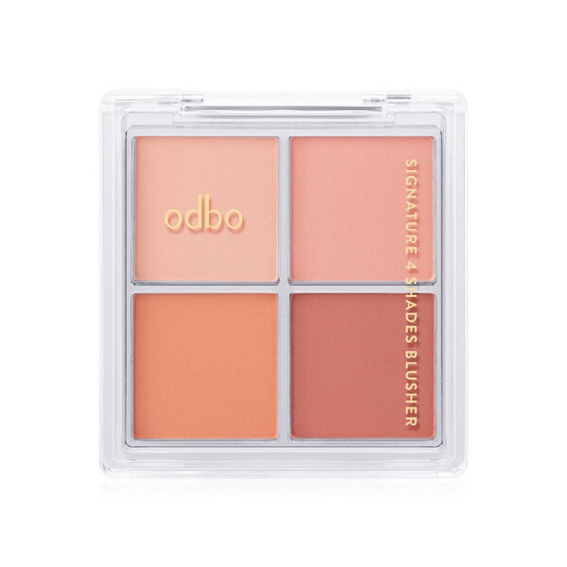 BẢNG MÁ HỒNG ODBO OD1309 SIGNUTURE 4 SHADES BLUSHER