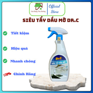Siêu tẩy dầu mỡ dr.c đánh bật mọi loại dầu mỡ, vệ sinh bếp sạch sẽ 500ml