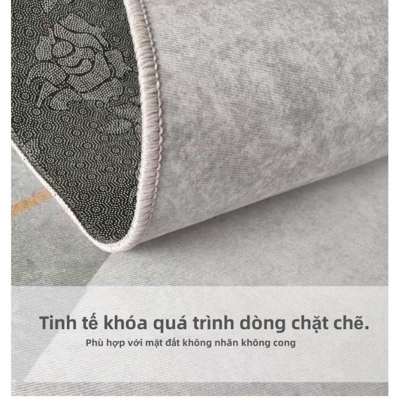 Thảm trải sàn Bali 5D phòng khách phong cách hiện đại 1m6x2m3 và 2mx3m, trang trí nhà cửa, thảm trải sàn nỉ