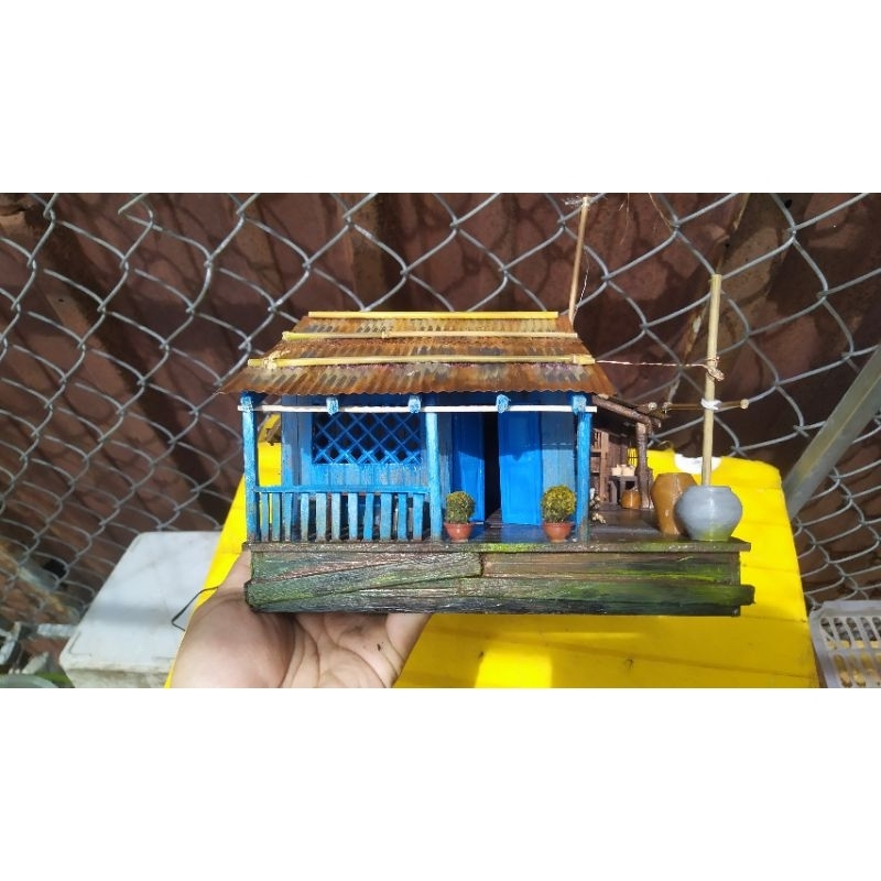 Nhà Nổi Miền Tây MS1 - 20x20x15 ( tặng 1 xuồng 14cm)