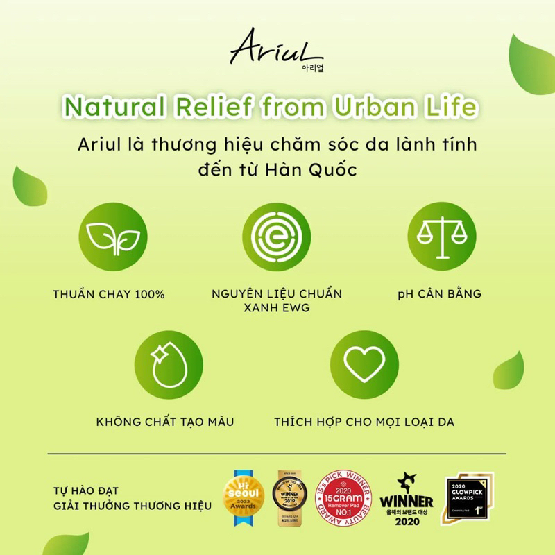 Thỏi Sáp Dưỡng Ẩm & Sáng Da Ariul Green Vitamin C Soothing Stick 24g