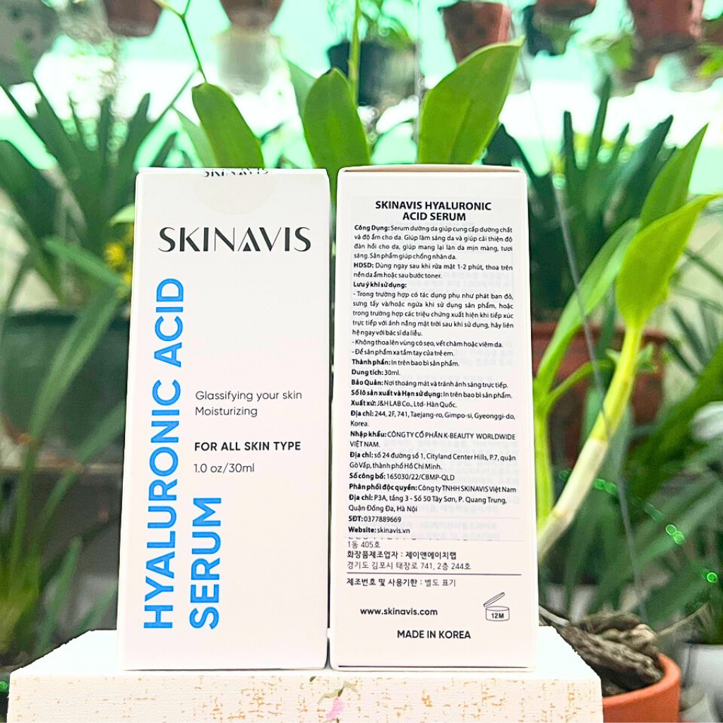 Serum HA Skinavis Hyaluronic Acid B5 - Cấp Ẩm và Phục Hồi Da (30ml)