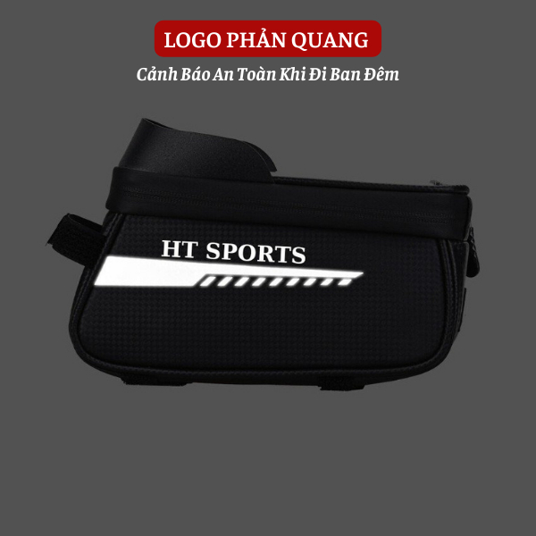 Túi Xe Đạp Treo Gắn Sườn Chống Nước Cao Cấp Có Ngăn Đựng Điện Thoại Cảm Ứng Bền Đẹp Tiện Lợi