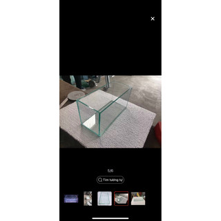 bể cá 30x13x15 kính trắng 5li