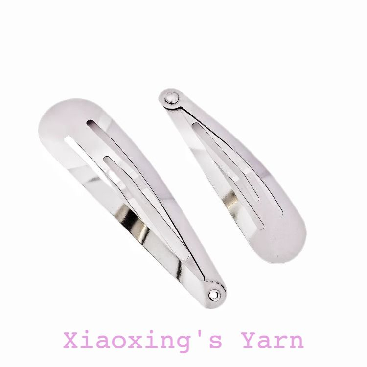 Phôi làm kẹp tóc hình giọt nước, kẹp tóc trơn làm handmade | Xiaoxing's Yarn