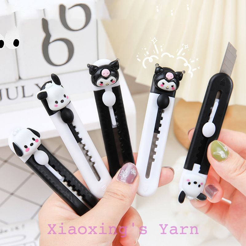 Dao rọc giấy mini bỏ túi tiện dụng hình dễ thương, hợp kim thép rất bền | Xiaoxing's Yarn