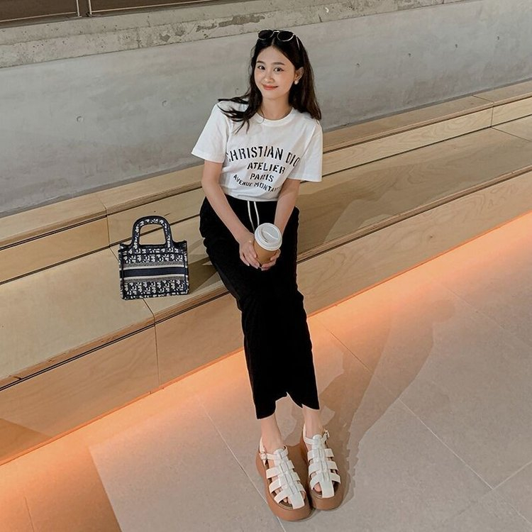 Dép Sandal Đế Bệt Dày Thời Trang Mùa Hè Dành Cho Nữ, Dép Chiến Binh Quai Hậu Kiểu Dáng Cá Tính Mẫu Mới