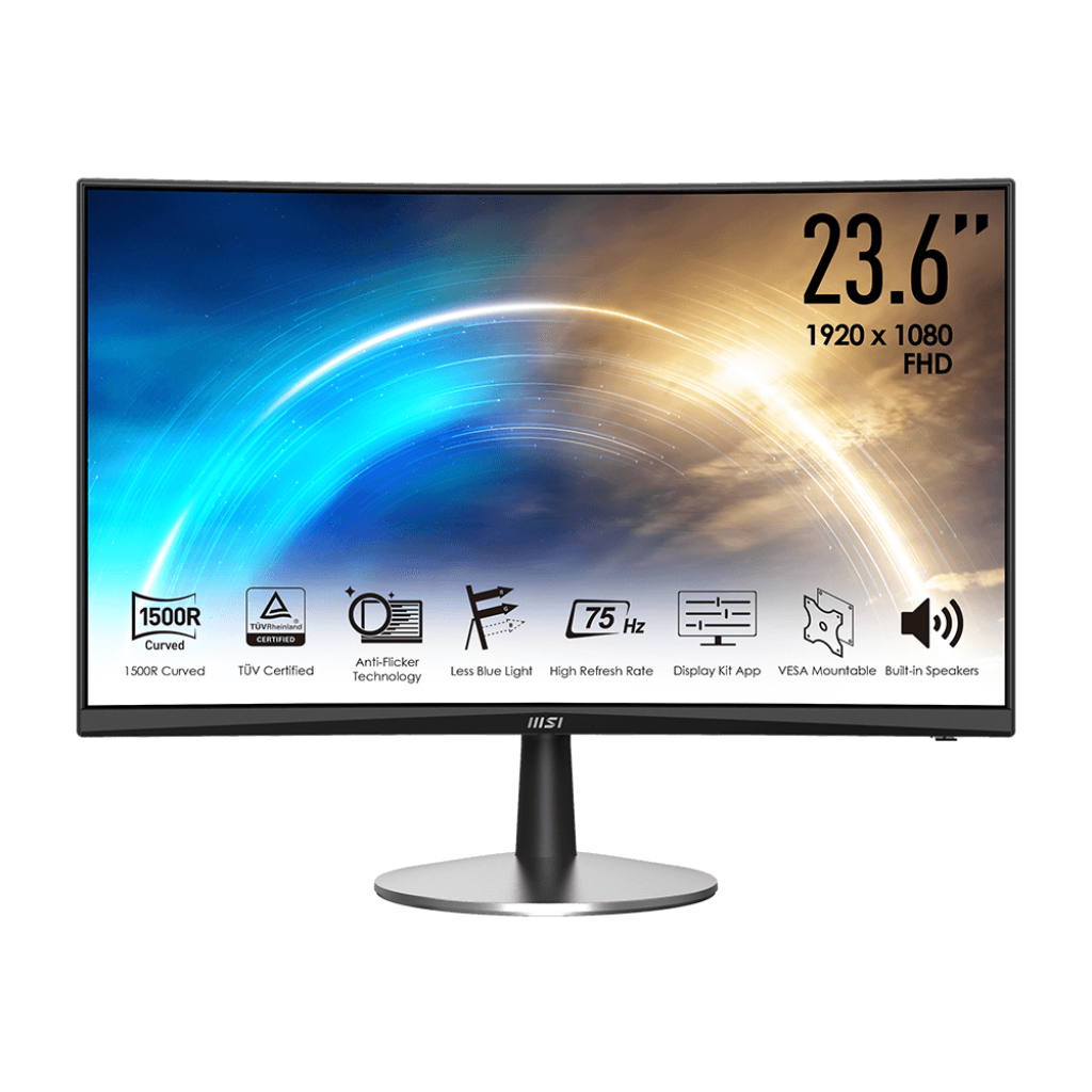Màn Hình Máy Tính Cong MSI Pro MP242C  - Hàng Chính Hãng