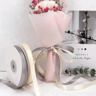 Ruy băng lụa satin 1cm cuộn 91 mét