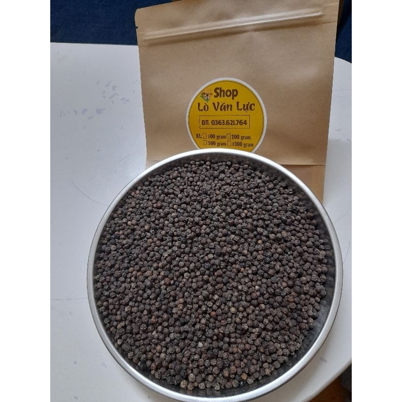 Hạt tiêu đen Loại 1  - gói 500g