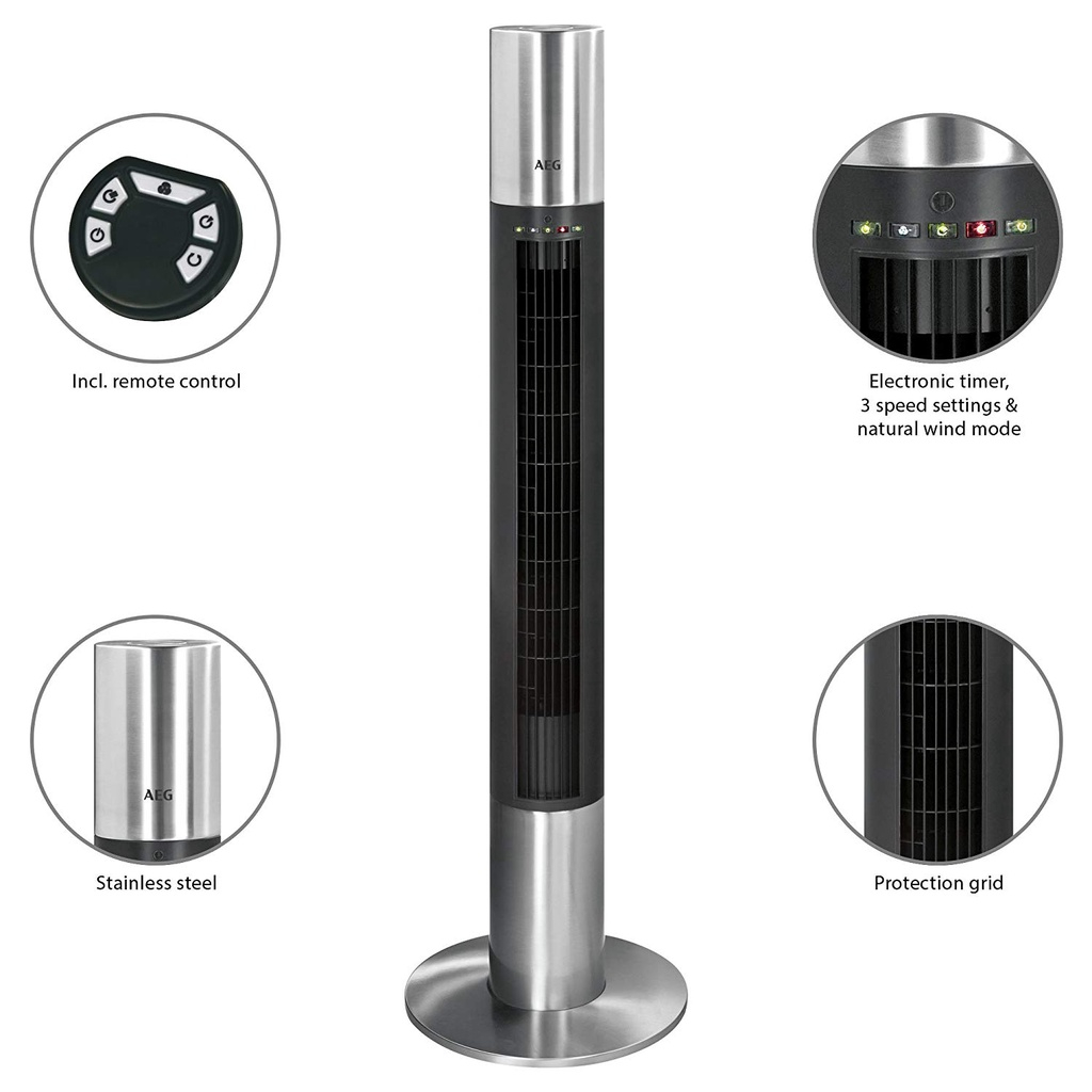 Quạt tháp Unold Turmventilator Edel 86956