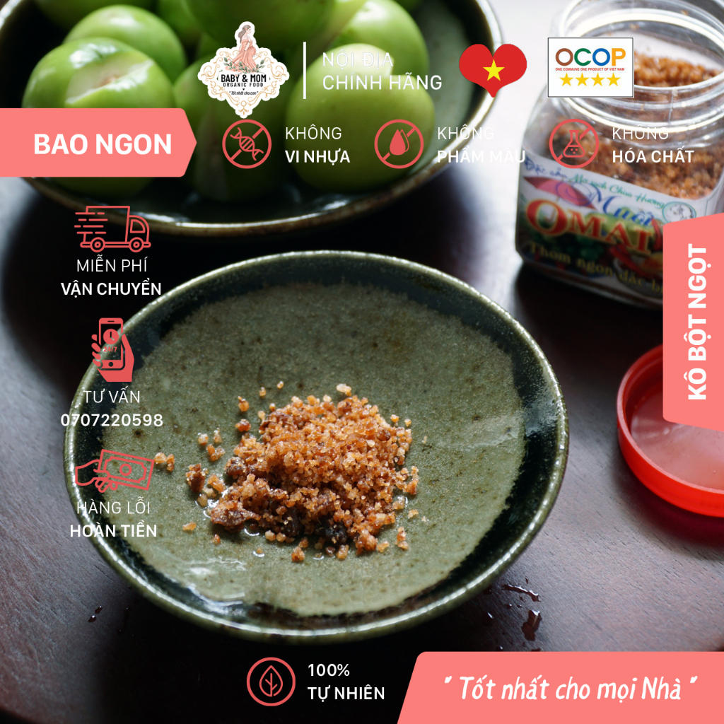 Muối Ô-Mai Mơ Chùa Hương 100G NSC Chấm trái cây - Làm trái cây lắc