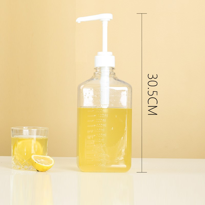 Bình Đựng Xịt Siro Thủy Tinh Nhựa Có Vòi Định Lượng