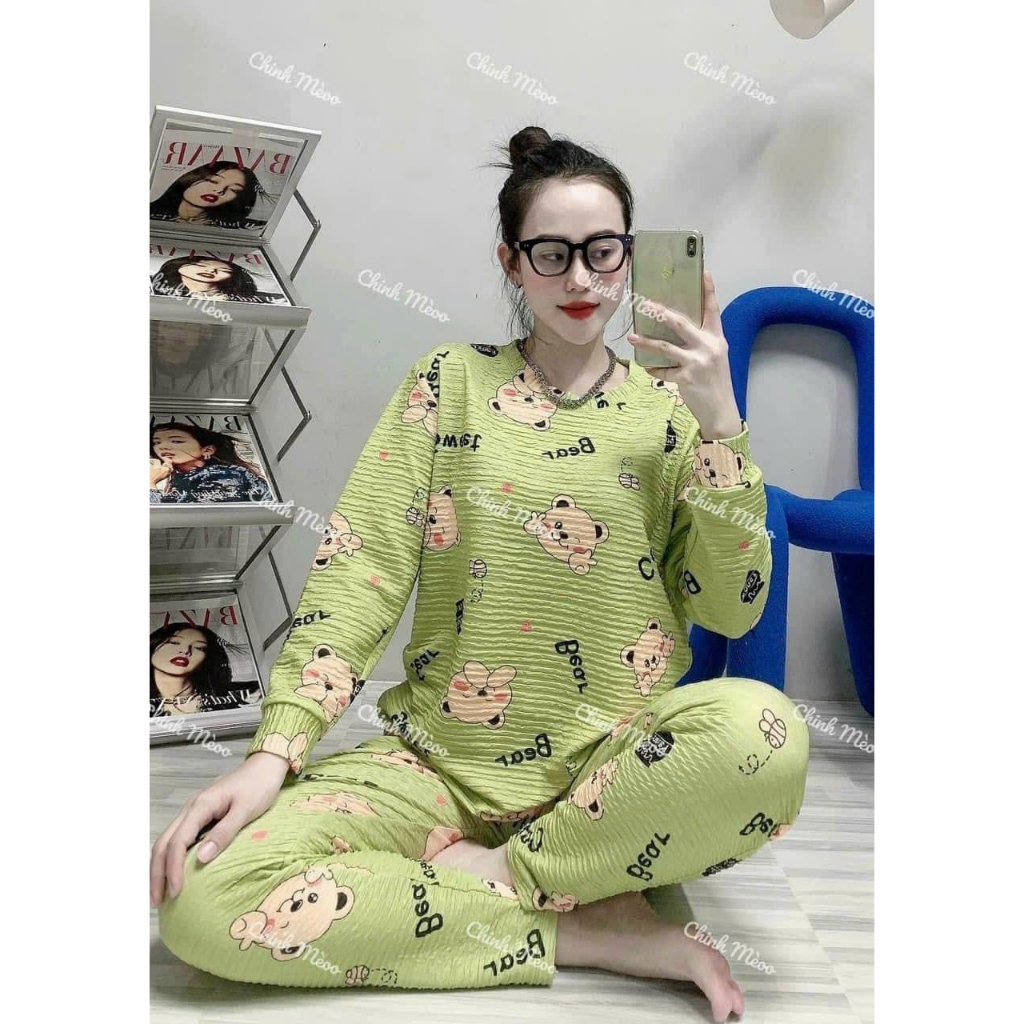 SET BỘ TAY DÀI HOẠT HÌNH NHIỀU MÀU SIÊU DẼ THƯƠNG CÓ BIGSIZE