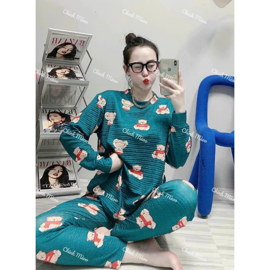 SET BỘ TAY DÀI HOẠT HÌNH NHIỀU MÀU SIÊU DẼ THƯƠNG CÓ BIGSIZE