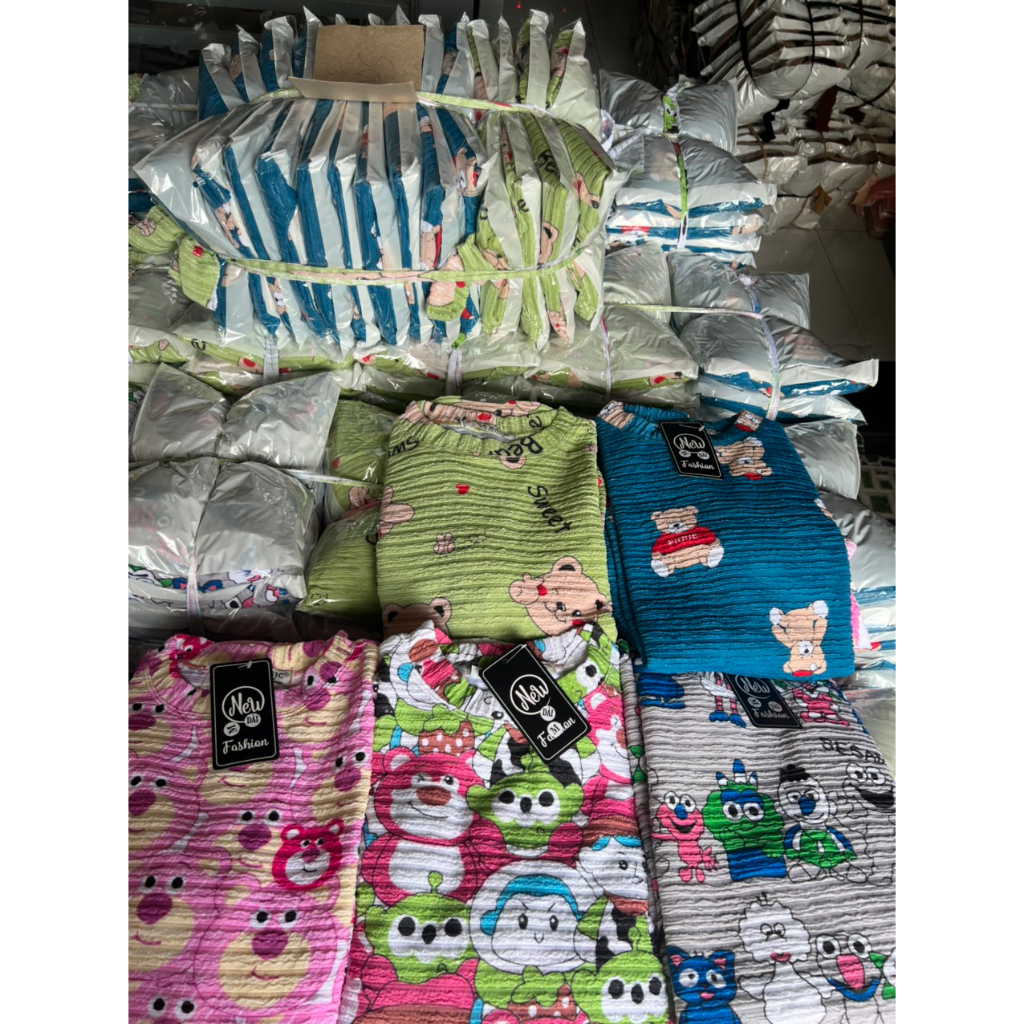 SET BỘ TAY DÀI HOẠT HÌNH NHIỀU MÀU SIÊU DẼ THƯƠNG CÓ BIGSIZE