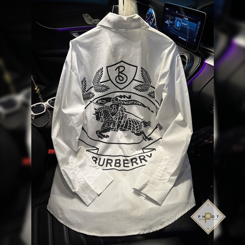 Áo Sơmi B.B.R Hoạ Tiết Lưng QC L1