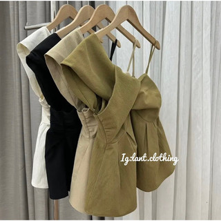 Áo lệch vai dây 1 bên