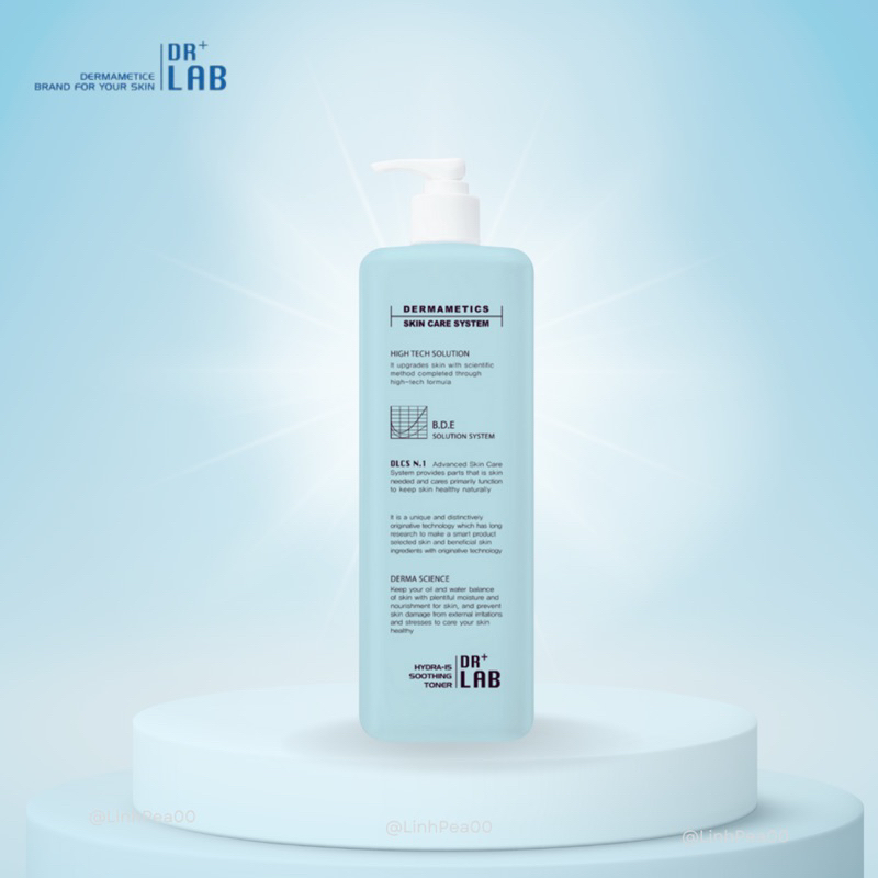 Toner Dr+Lab Hydra 15 Soothing nước cân bằng cấp ẩm cho da khô DrLab