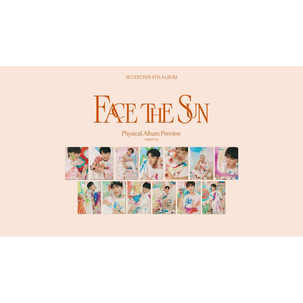 Album ảnh Seventeen - Face The Sun  nguyên seal - Nemo House