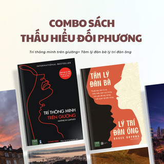 Sách - combo 2 cuốn trí thông minh trên giường + tâm lý đàn bà lý trí đàn ông