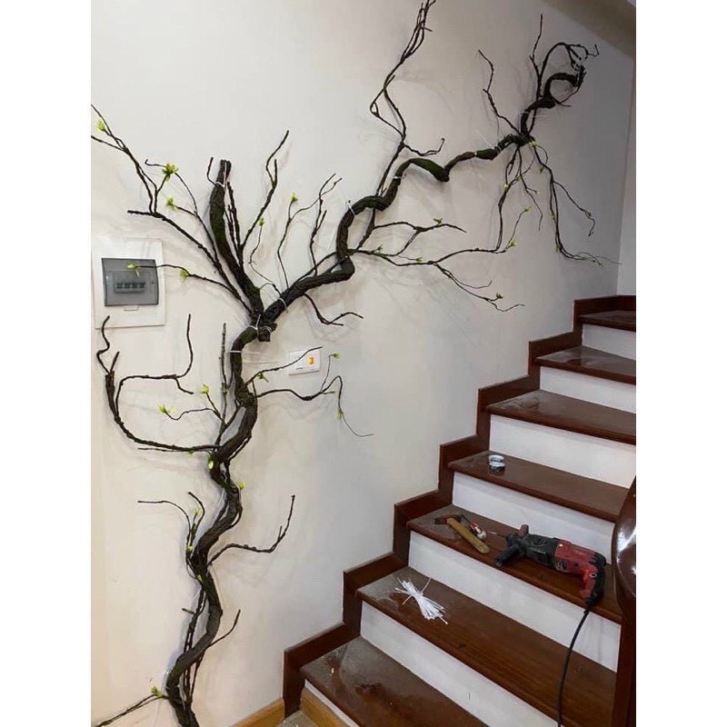 hoa giả trang trí,giây leo cổ đẹp 1m50