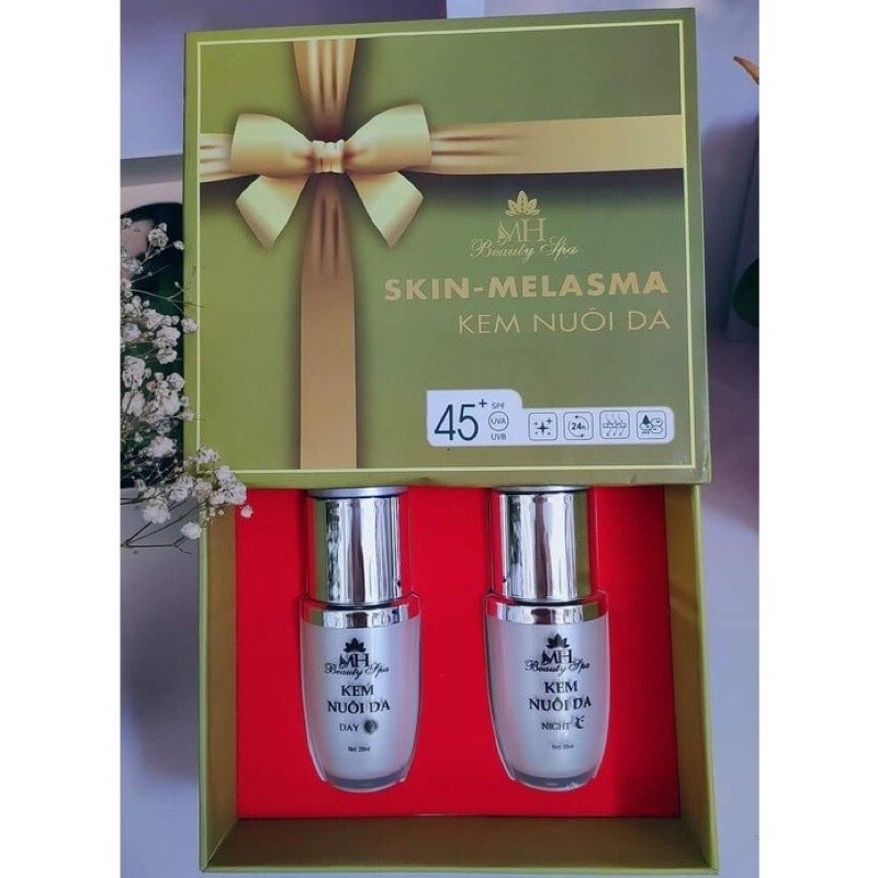 Bộ Kem Dưỡng trắng phục hồi  MH Beauty Spa nuôi dưỡng làn da se khít chân lông căng mịn bề mặt - BẢO AN PHARMA