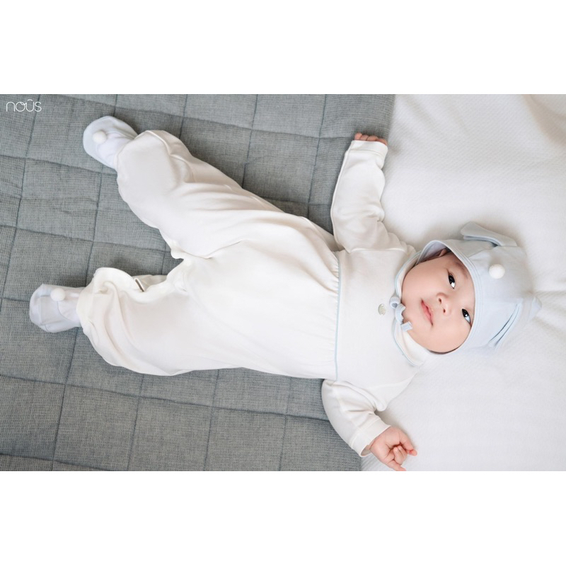Body dài tay cho bé thu đông chất mềm mại 3-10kg chính hãng Nous 2023