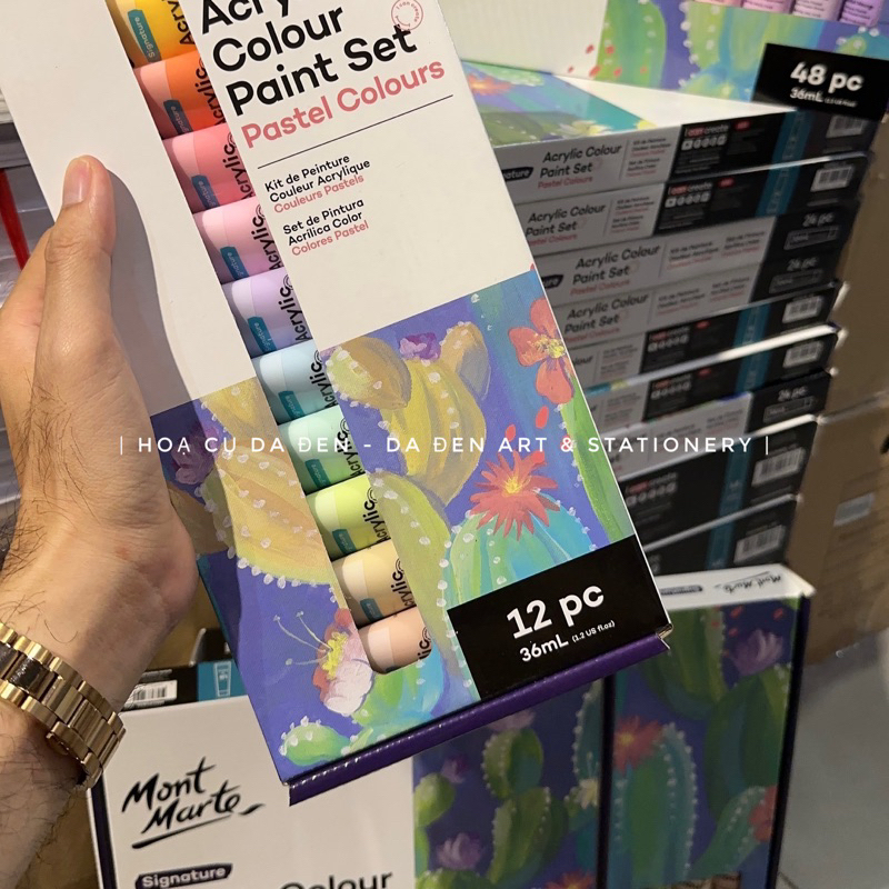 [DA ĐEN - QUẬN 3] Màu Acrylic Pastel Mont Marte 36ml (New 2023)