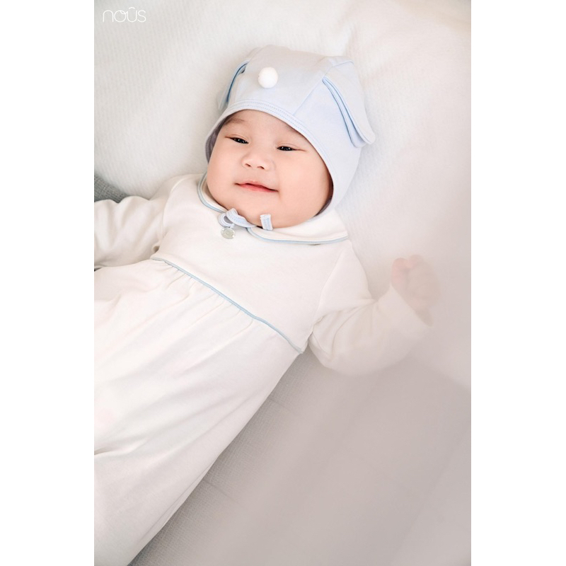 Body dài tay cho bé thu đông chất mềm mại 3-10kg chính hãng Nous 2023