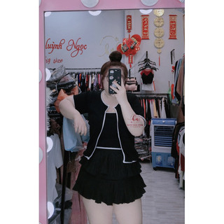 Set Áo 2 Món Croptop 55-95kg ( Big Size Huỳnh Ngọc )