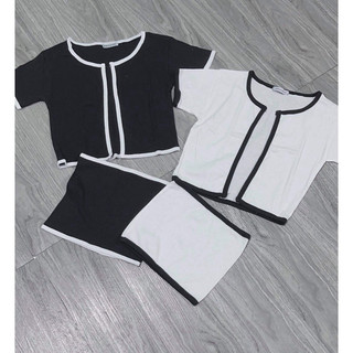 Set Áo 2 Món Croptop 55-95kg ( Big Size Huỳnh Ngọc )