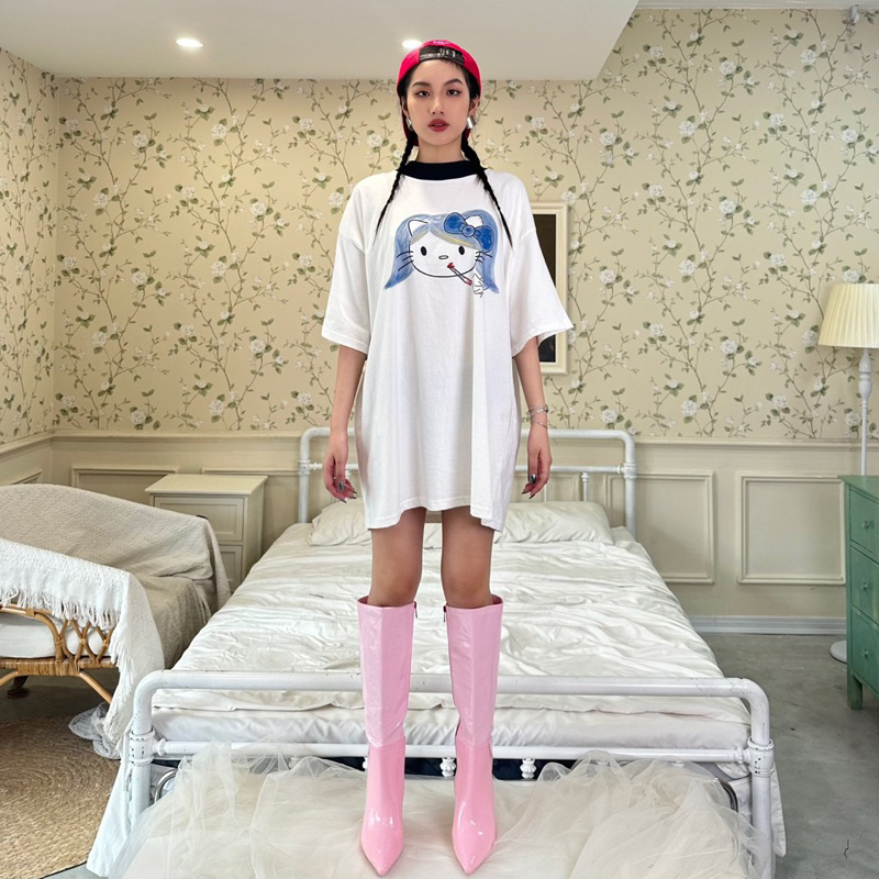 ÁO CON MÈO OVERSIZE