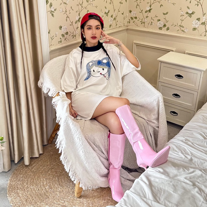 ÁO CON MÈO OVERSIZE