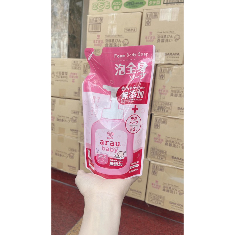 sữa tắm arau dạng túi