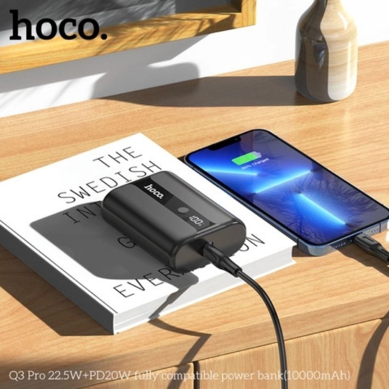 Pin Dự Phòng Sạc Nhanh 20W Hoco Q3 Pro Có LED 10.000mah