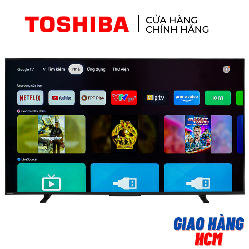 Google Tivi QLED Toshiba 4K 65 inch 65M550LP