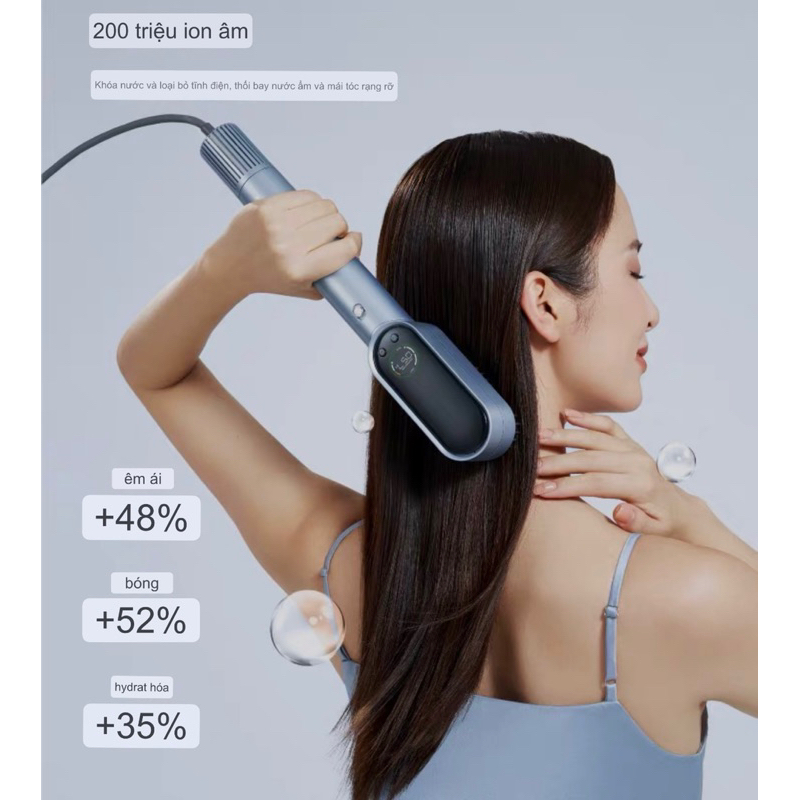 Lược sấy tóc công nghệ cao chính hãng FIREFLY sử dụng 200 triệu ion âm và tốc độ gió 60m/s siêu mạnh,sấy siêu nhanh