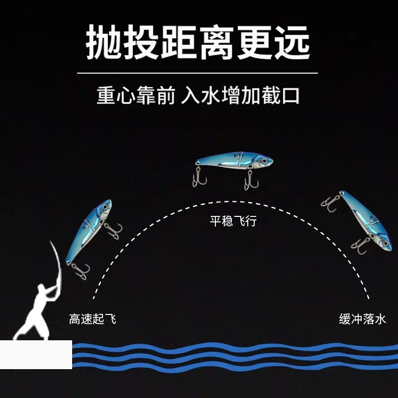 Cá sắt câu lure loại dài 5cm/11gam