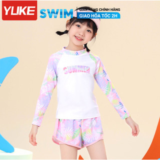 Bộ đồ bơi trẻ em ylike bộ bơi dài tay cho bé đồ bơi bé gái đồ bơi cho bé gái bộ bơi bé gái