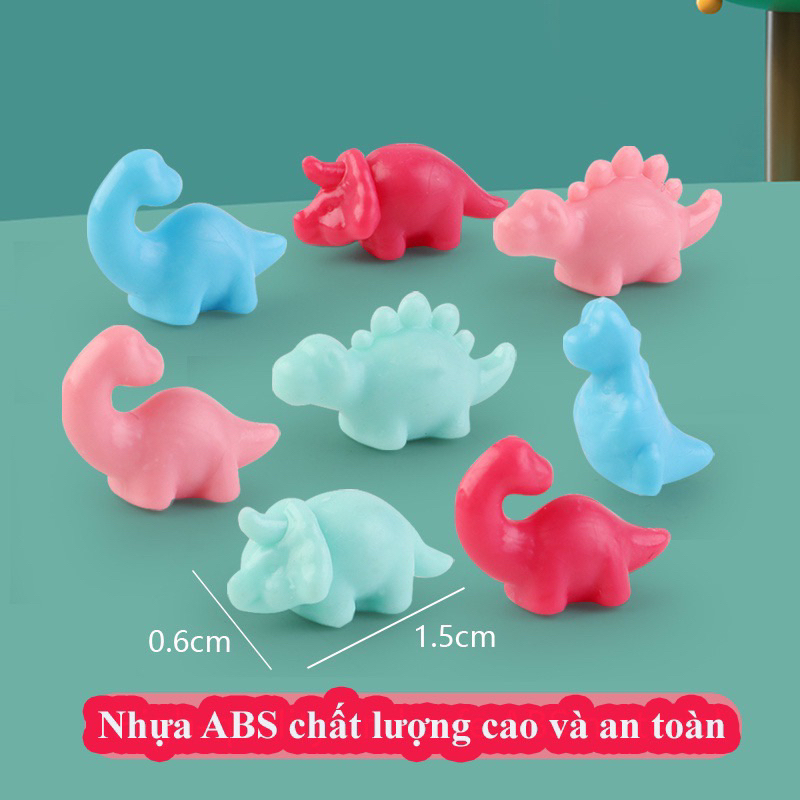 Máy gắp thú mini giá rẻ, Đồ chơi máy gắp Khủng long Mini tặng 8 khủng long cho bé