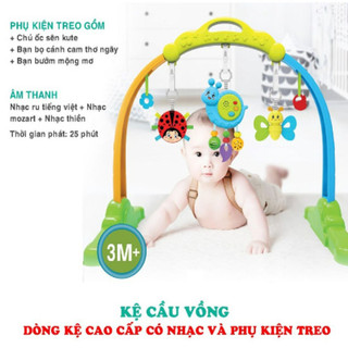 Đồ Chơi Sơ Sinh Kệ Cầu Vồng Cho Bé Phát Triển Trí Não Và Khả Năng Vận Động