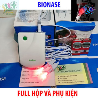 Máy trị viêm mũi dị ứng, hàng israel, máy trị viêm xoang bionase, trị liệu tại nhà, an toàn cho sức khoẻ, full box