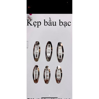 Phôi kẹp tóc bầu size 5cm, 6cm