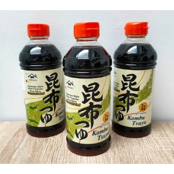 Nước Súp Tảo Bẹ Yamasa 500ml - Nước súp mì Yamasa Zaru Soba Senka 500ml - Súp Konbu Tsuyu Straight 500ml - Soup mì Somen