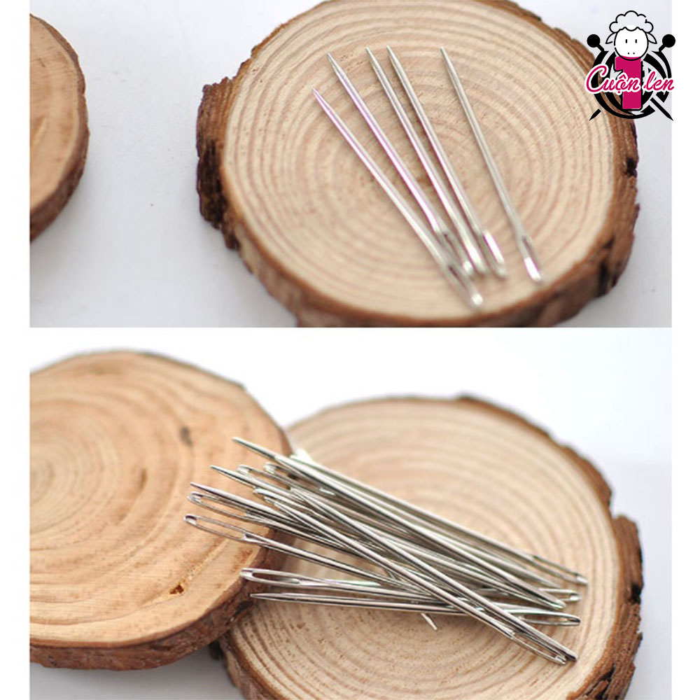 Kim khâu len, giấu len thừa, ráp thú bông cao cấp - 1 CUỘN LEN