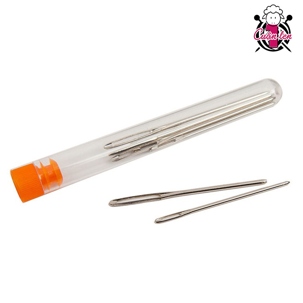 Kim khâu len, giấu len thừa, ráp thú bông cao cấp - 1 CUỘN LEN